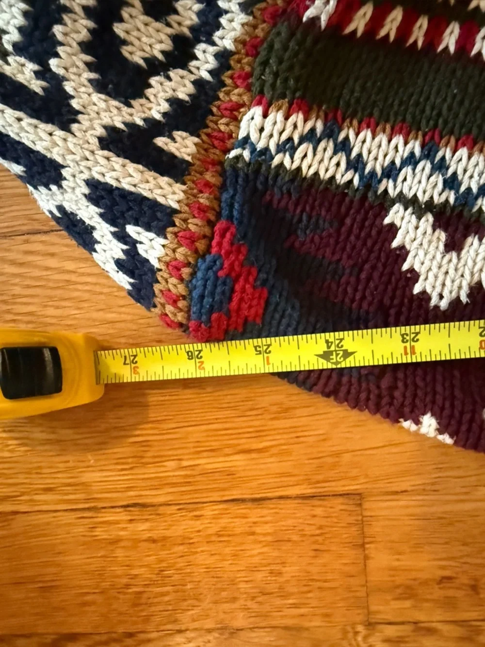 Gant Men's Fair Isle Sweater in Burgundy, Navy, Cream, and Olive - Picture 9 of 9